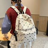 Pbong  Girl School Bag Backpack Back Pack For Teenager Women Children Female Pink Schoolbag Primary High Bagpack Class Teens Child Kids