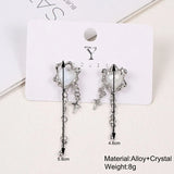 Heart Tassel Star Earrings Women Design Senior Sense of Fashion Personality Earring Y2K Trendy Party Jewelry Gift
