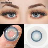 Natural Colored Contacts Lenses for Eyes 2pcs Brown Lenses Blue Eyes Lenses Yearly Beautiful Pupil Eyes Contact Lenses