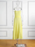 Women's High Waist Knit Dress Sleeveless Pleated Long Dress Casual Vacation Beach Slip Dresses Summer Fashion Female Clothing