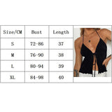 Sexy Summer Cami Top Bowknot Lace-Up Sleeveless Cropped Vest Elegant Youth Clothes Women Fashion Off Shoulder New