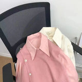 Candy Color Knit Vest Shirt Women Two Pieces Button Polo Neck Long Sleeve Fashion Autumn Winter Ladies Winter Shirts