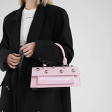 Retro Small Rivets PU Shoulder Bag for Women Trend  Y2K Luxury Handbags and Purses Females Crossbody Bags