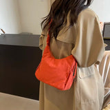 Pbong  Soft Design Cloth Small Shopper Shopping Underarm Bags Lady Shoulder Bag for Women Trend Fashion Y2K Handbags