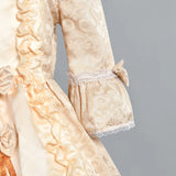 Victorian Children's Flower Dress Vintage Girls Renaissance Baroque Style Dresses