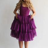 Pbong  Kawaii Girl Birthday Party Ball Gown Dress Women Vintage Tie Up Strap A-line Dress Cute Ruffles Multi-layers Goth Lolita Dress