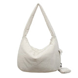 Pbong  Women's Bag Casual Canvas Shoulder Satchels Crossbody Fashion Korean Students Side Book Bag for Women Large Girls Handbags  black bag tote bag