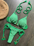 women's braided rope bikini suit, brazilian swimsuit, beach bikini, sexy strap,