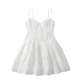 Pbong  Summer  Short Dresses White Mini Dress Sexy Evening Party Dresses Elegant Cami Dress Purple Elegant Ruffle Dress Ruched