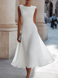 Pbong  Elegant Sleeveless Party Maxi Dress Women Summer Fashion Solid Color Backless Slim Long Dresses Casual