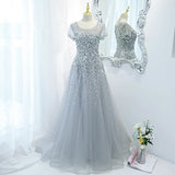 Pbong  Long Evening Gown Women's Sequin Luxury Heavy Work Fairy T High End Banquet Aosphere Annual Conference Host