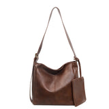 Pbong  Trendy Large Capacity Women's Tote Bag for Commuting to Work Simple Design Winter New Style City Women's Handbag Soft PU Mate...