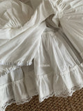 Lace Ruffle Tutu Skirt Short Skirt 2025 New Elastic Waist Fashion Women Skirt A-line Sweet Chic Summer Skirt Female Clothing