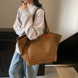 Pbong  Large Canvas Shoulder Bag for Women Ladies Tote Shopper Bag Korean Fashion Luxury Designer Female Handbags Purses Travel  black bag tote bag