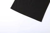 Goth Dark Grunge Casual Tag Split Women Midi Skirts Mall Gothic Punk High Raise Slim Long Skirt Y2k Sexy Fashion Streetwear