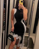 Women Fashion Party Club Bodycon Streetwear Purple Mini Dress Summer Autumn Clothes Wholesale Items For Business