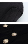 Gold Button Front Knit Cardigan Women Long Sleeve Crop Sweater Jacket Fitted Top Teen-girl Fall Winter Vintage 90s Outfit
