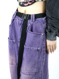 Y2k Purple Colored Baggy Jeans Women Wide leg Oversize Cargo Pants Harajuku Korean Fashion Streetwear Trousers Japanese 2000s
