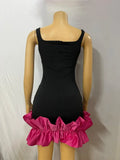 Pbong  Sexy Backless Sling Dresses for Summer Woman's Dress New SKinny High Waist Solid Mini Dress Women Clothing