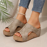 Women Slippers Comfortable Shallow Casual Outdoor Beach Slippers Summer New Fashion Wedges Casual Sandals for Women