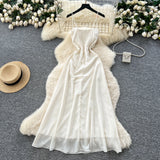 Vintage sexy Three-dimensional floral backless sleeveless Long dress Chic Summer Vestidos Vacation  women clothing
