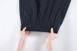 Botvotee 2025 New Women's Luxury Stripe Wide Leg Pants High Waist Flowy Dress Trousers Elegant Office Pants Fall Winter Fashion