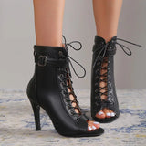 Woman Ankle Latin Dance Shoes For Girls Soft Bottom Ballroom Salsa Dancing Ladies High Heel Latino