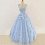 Blue Elegant Evening Dress New Banquet One Shoulder Vocal Art Exam Performance Host Adult Pongsa Dress Customization