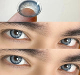 1 Pair Korean Lenses Blackspots Green Lenses Blue Lenses Gray Lenses Brown Lenses Colored Contact Lenses