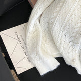 Women Knitted Cardigan Sweater Jacket Fashion Spring Autumn 2024 New Versatile Leisure Thin Style Hollowing Out Ladies Top Coat