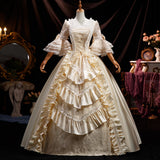 Victorian Marie Court Evening Dresses Baroque Historical Renaissance Theater Masquerade Party Gowns
