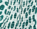Pbong  Vintage Women Green Dot Leopard Print V neck Tank Dress Elastic Back Slim Waist Slit Hem Midi Long Dresses Summer Vestidos Robe