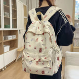 Pbong  Girl School Bag Backpack Back Pack For Teenager Women Children Female Pink Schoolbag Primary High Bagpack Class Teens Child Kids
