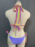 New Sexy Bikini Women Fashion Hanging Neck Split Swimsuit