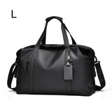 Pbong  Men's Gym Bag - Black Adjustable Shoulder Strap Duffel Bag for Gym, Travel and Sports Lovers, Fitness Gear Bag