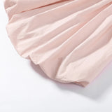 Pbong   Summer Autumn Sexy Solid Tiered Dress Women Party Sling Pleated Single Breasted Female Dresses Holidays Lady Robe New