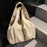 Pbong  Korean Canvas Women Shoulder Bag Big Female Student Tote Shopper Bag Large Fashion Cotton Cloth Girl Bookbag Woman Handbags