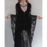 Halloween Gothic Women Dress Long Sleeve High Waist Dresses New Goth Aesthetic 9Os Sexy Slim Party Club Dress