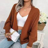 long crochet cardigan Women Cardigan Open stitch Sweater Hollow out Long Sleeve cardigan for women autumn solid outwear clothes