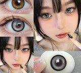 1 Pair Colorcon Korean Lenses Color Contact Lenses for Eyes Purple Lenses Blue Eye Lenses Brown Lenses Yearly Contacts