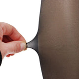 15 Colors Hosiery High Knee Cuff Tights Socks Transparent Silk Stocking with Lace Bare Legs Artifact Ultra Thin High Stockings