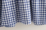 New Autumn Cotton White Shirts Women Student Sweet Tops Girl Peter Pan Collar Plaid Casual Cute Loose Blouses Spring T39132QM