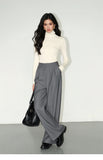 Multicolor Office High-waisted Wide-leg Suit Pants Women's 2025 Autumn Loose and Drape Casual Straight Mopping Trousers