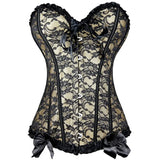 Sexy Lace Up Boned Gothic Corset Plus Size Body Shaper Clothing Women Steampunk Shapewear Bodysuit Waist Trainer Clothes Corsets