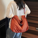 Pbong  Women's Fashion Large Canvas Shoulder Crossbody Bag for Woman Cloth Girl Messenger Bags Female Student Bookbag Handbags