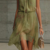 Pbong  Sexy Sleeveless Mini Dress Women Summer Fashion Slim Floral Print Off Shoulder Short Dresses Elegant