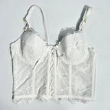 Elegant Lolita Corset Evening Party Retro Bustier Top Women Lingerie Sexy Slimming Bandage Underbust Corsets Streetwear Clothing