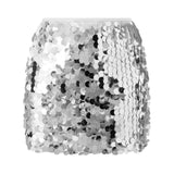 Pbong  Women's Y2K Sequined Sparkle High Waist Bodycon Short Mini Pencil Skirts Glitter Night Out Party Club Streetwear