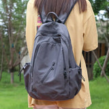 Pbong  Women's Backpacks Casual Lightweight Nylon Girls School Bag Fashion Women Travel Backpack Men's 15 inch Laptop Bags