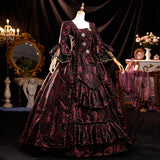 Rococo Baroque Historical Period Dress Pink Marie Antoinette Dresses 18th Century Ball Gown for Women